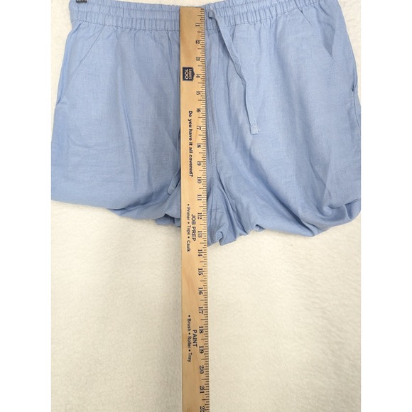 Gloria Vanderbilt Women's Bermuda Linen Blend‎ Lavender Shorts M - Picture 6 of 9